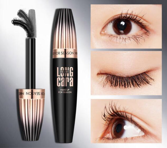 Maquiagem Cílios Rímel Cílios Maquiagem 4D Silk Fiber Lash Rímel Novo Long Curling Preto Rímel de Fibra À Prova D'Água