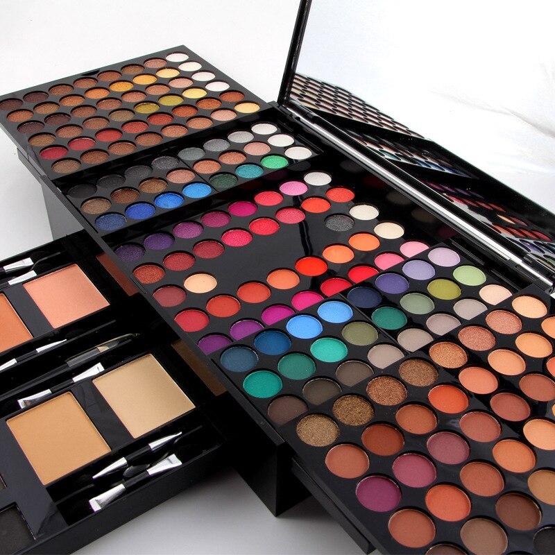 180 cores sombra de olhos Blush conjunto personalizado caixa de paleta de maquiagem em forma de piano