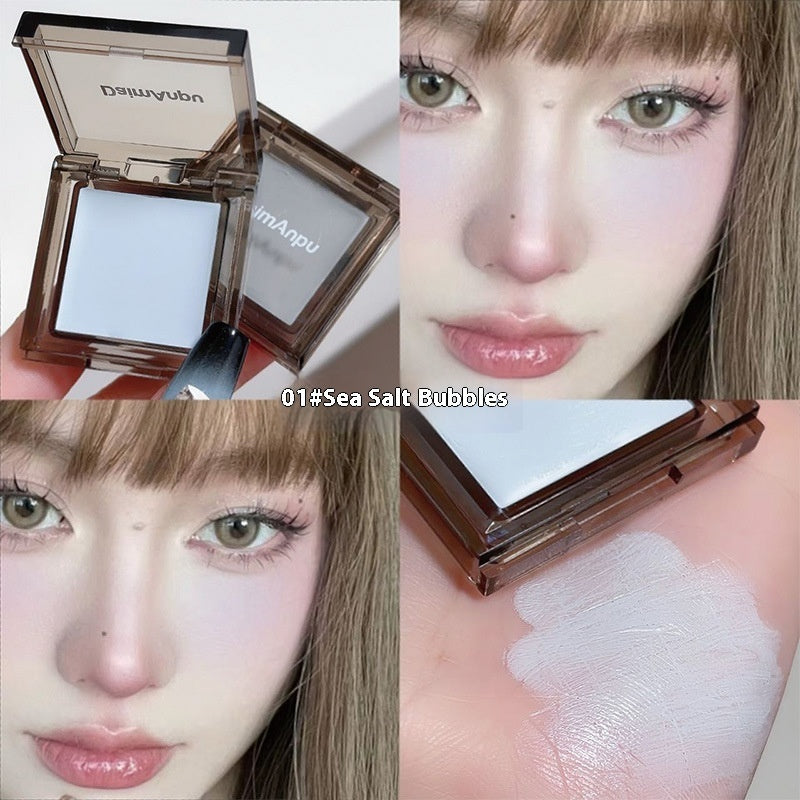 Daimanpu Monocromático Ice Night Square Blush Branco Matte Nude