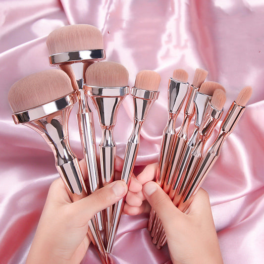 Conjunto de pincéis de maquiagem para iniciantes Base líquida