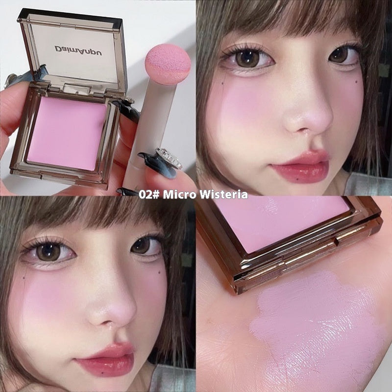 Daimanpu Monocromático Ice Night Square Blush Branco Matte Nude